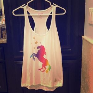 The Color Run medium Unicorn Racer Back